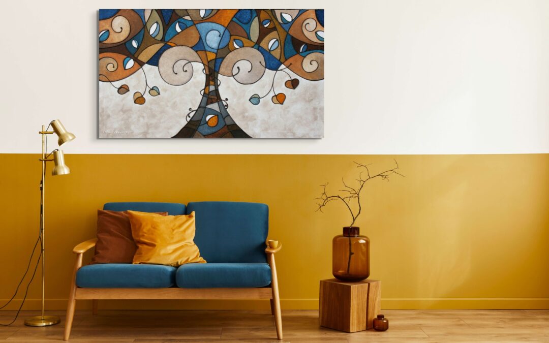 Albero della Vita Blu Petrolio